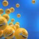3D Laughing emoji with tears - 3D Emoji