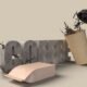 3D Coffee text - Coffee Mockup