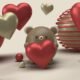 3D Bear with hearts - 3D Bear with hearts