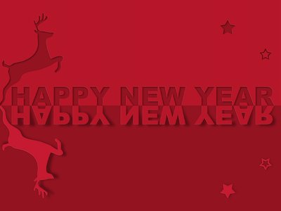 Red new year background