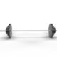 3D Barbell on white background - 3D Barbell on white background