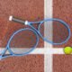 Tennis rackets top view - Sports