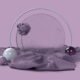 Spheres with pink flower - 3D Shapes