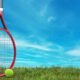 3D Red tennis racket - 3D Tennis racket