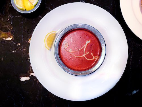 Tomato soup stock image
