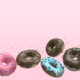3D Flying donuts - 3D Donuts with sprinkles